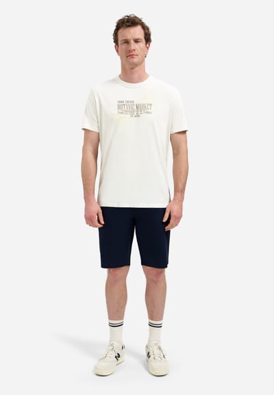 Artwork T-shirt met ronde hals