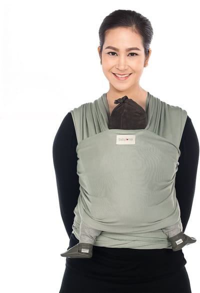 Babylonia TRICOT SLEN BAMBOO Draagdoek Baby - 500 cm - Water Mint