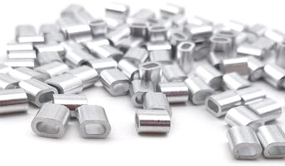 Aluminium Persklemmen - Kabelclips voor Draad - 100 Stuks