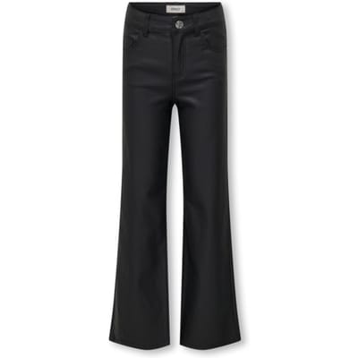 ONLY meisjes kids broek JUICY-NYA Black Wide Leg Fit