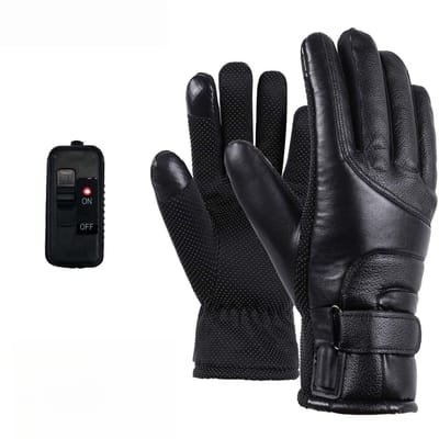 Ynkkvre - Elektrische verwarmde handschoenen - Verwarmde handschoenen - Winterhandschoenen - Touchscreen handschoenen - Handschoenen met USB-aansluiting - Snelle koolstofvezel verwarming - Waterdicht polyester - Uniseks ontwerp
