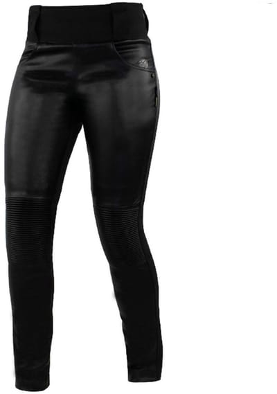 Trilobite 2061 Leren Leggings Dames Zwart Motorbroek - Broek