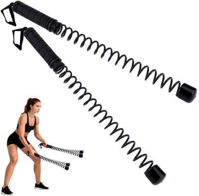 Dailygoods- Battle Ropes Lichtgewicht - Touwloze Gevechtstouwen - Draagbare Fitnessapparatuur - Krachttraining - Thuis Workout - Hoogelastisch Staal - Fitness Touwen