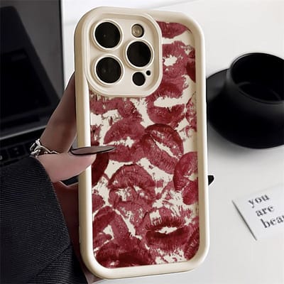 Sexy Meisjes Lippen Telefoonhoesje Voor iPhone 13 15 14 12 11 16 Pro Max Funda iPhone 16 14 15 7 8 Plus XR XS X SE Candy Liefde Hart Cover For iPhone 13