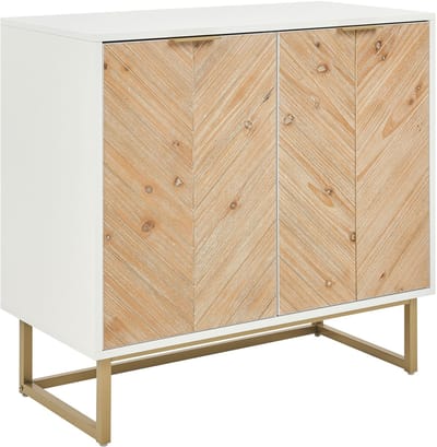 ALASKA - Dressoir - Lichtbruin/Wit - Hout