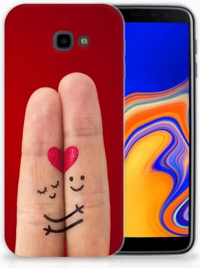 Back Cover voor Samsung Galaxy J4 Plus (2018) Silicone Back Cover Liefde - Origineel Romantisch Cadeau