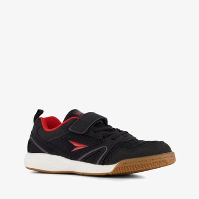 Dutchy Rebound kinder zaalschoenen IC zwart - Gymschoenen - Maat 26 - Uitneembare zool