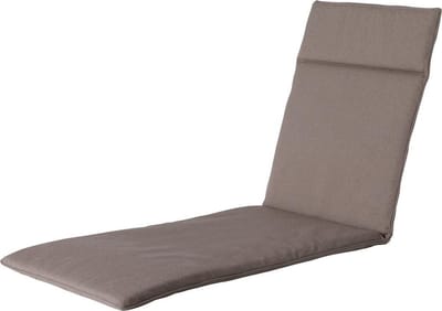 Madison - Tuinkussen - Outdoor - 190 x 60cm - Manchester Taupe - Ligbedkussen