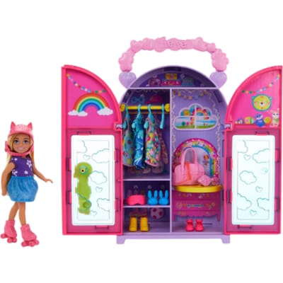Mattel Barbie Chelsea Closet & Doll Toy Playset