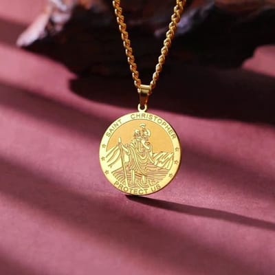 Ketting Christoffel Goudkleur