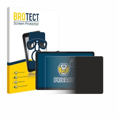 BROTECT - privacy screenprotector voor Lenovo Idea Tab Plus 12.1" - Folie Beschermfolie Blauwlichtfilter