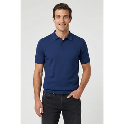 Cars Jeans Josher Polo Navy Taglia: M | Polo Outlet | Uomo | Blu