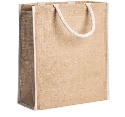 10 katoenen tassen katoen en jute. Koper Model geschikt voor sublimatie
