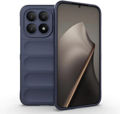 MobyDefend Hoesje - Geschikt voor Xiaomi 15T - TPU Gripcase - Blauw