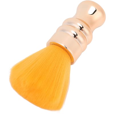 Nekstofborstel Ergonomisch Handvat Zachte Nylon Borstelharen Zachte Nekhaar Reiniging Stofborstel voor beige