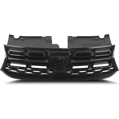 Calandre de pare-chocs avant chromée 623107554R de remplacement pour Dacia Sandero MK2 Standard Facelift 2017 à gray