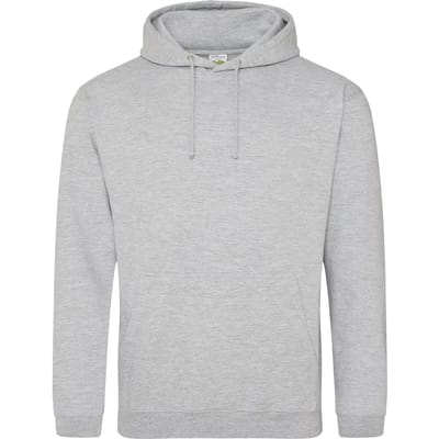 Just Hoods College Hoodie JH001 - Heather Grey - 5XL