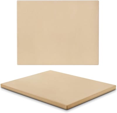 GOODEVN Pizzasteen Rechthoek 38x30 cm - Voor Oven & BBQ - Knapperige Pizza Bodem - Deluxe Baksteen voor Thuisbakkers