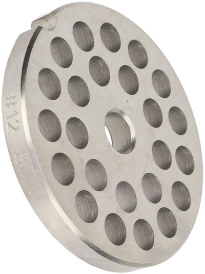 Dailygoods- Disc Blade Vervangingsplaat - Roestvrij Staal - 69mm Diameter - 8mm Binnengat - Vleesmolen Accessoire - Duurzaam en Hygiënisch - Vleesmolenplaat