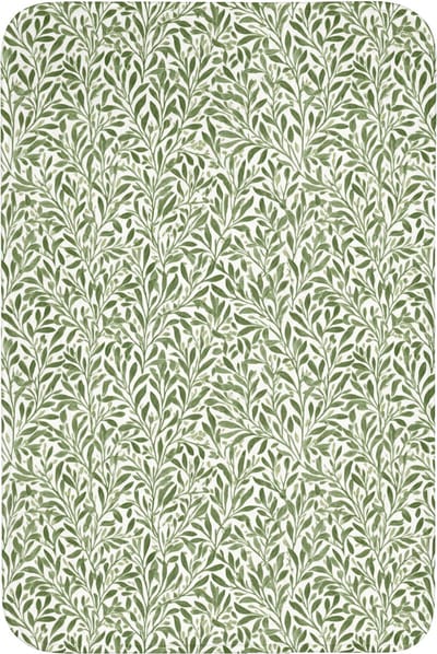 Badmat 60x90 cm - Antislip - Botanisch - Takken - Groen - Badmatten voor badkamer - Badkamermat - Douchemat - Badkamer mat