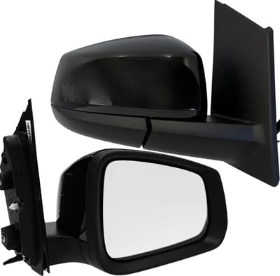BILMAX Rechter Buitenspiegel Vervanging voor Volkswagen Caddy 5 / Ford Tourneo Connect 3 2021–2025, Elektrisch Verstelbaar, Elektrisch Inklapbaar, Verwarmd, Met Antenne, Piano Zwart, 7+1 Pins (Passagierszijde)