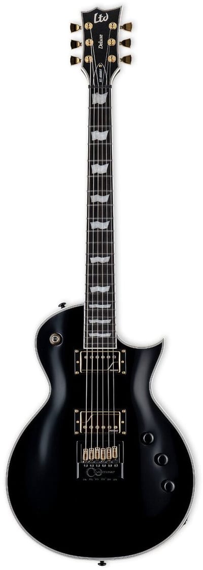 ESP LTD Deluxe EC-1000T CTM Evertune Black elektrische gitaar
