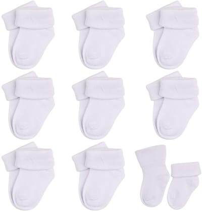 Dailygoods- Babysokken 8 Stuks - Sokken voor Baby's 0-6 Maanden - Peuter Sokken - Sportsokken - Zomersokken - Gemiddelde Snit - Peutersokken