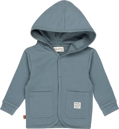 Frogs and Dogs - Dino Hoodie Jack Kinderen | Goblin Blauw - Katoen - Maat 98
