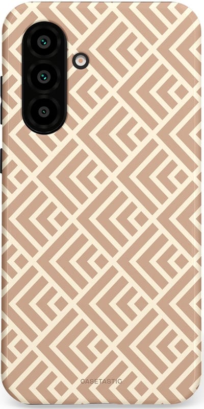 Casetastic Hoesje Geschikt voor Samsung A56 / A36 - Stijlvolle Beschermende Duo-layer Case - Abstract Zand Kunst