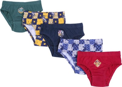 5 x Kleurrijke jongensonderbroeken HARRY POTTER / 4-5 jaar 110 cm