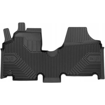 Frogum - Peugeot Expert II (2006-2016) - Bedrijfswagen Automat No.77 - TPE Rubber - 4cm Rand - Voor Velours Vloer