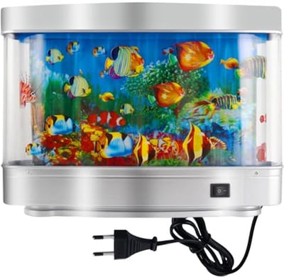 Decoratieve Mini Aquariumsfeer Nachtlamp - LED Aquarium Verlichting voor Thuis en Kantoor