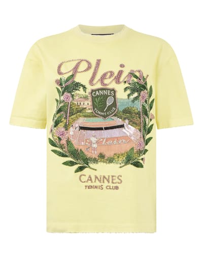 Washed Man Fit T-Shirt Cannes Tennis Club