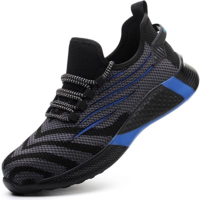 Veiligheidsschoenen Dames Stalen Neus Schoenen Heren Werk Sneakers Veiligheidsschoenen Heren Lichtgewicht Werklaarzen Onverwoestbare Werkschoenen Unisex 42