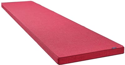 Bench Pad Kussen Tuin Patio Bench Pad Outdoor Bench Kussen Pad voor Tuin Bank of Swing - Bank Kussens voor 2 Mensen-Rood 100×40×3cm (39×15×1.2")