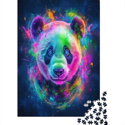 Kleurrijke Dieren Puzzel - Legpuzzel 1000 - Ontspanning Thuis - Onmogelijke Vormen - 75x50cm - Levendige Kleuren