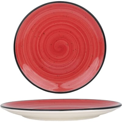 Bonna Dessertbord - Aura Passion - Porselein - 23 cm - set van 6
