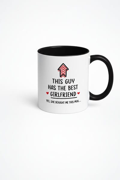 Koffiemok 'Deze Gast Heeft de Beste Vriendin' - Grappig Cadeau Vriendje