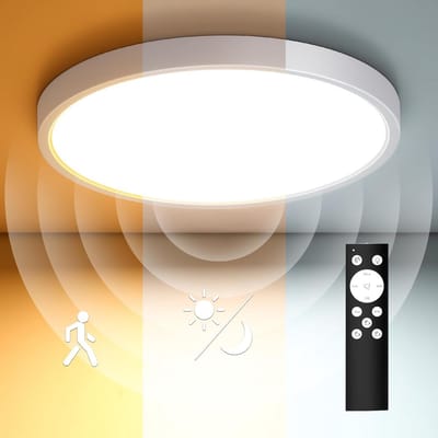 Plafondlamp met Bewegingssensor - Voor Keuken Slaapkamer Badkamer - Lamp Draadloos en Oplaadbaar - Slaapkamerlamp