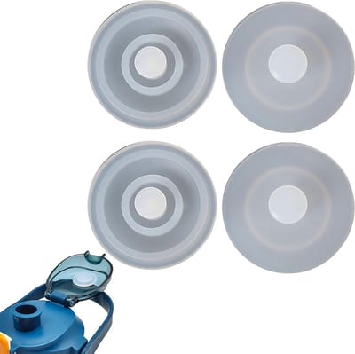 Set van 4 Rubber Sealing Rings voor Drinkflessen - 28mm, Silicone, Lekvrij, Geschikt voor Keuken en Sportgebruik