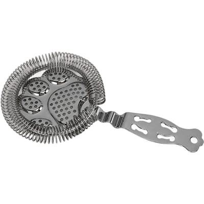 304 Roestvrij Staal Cocktailzeef Barzeef Bar Gereedschap Drankzeef Perfect Accessoire voor Bars Restaurants zwart