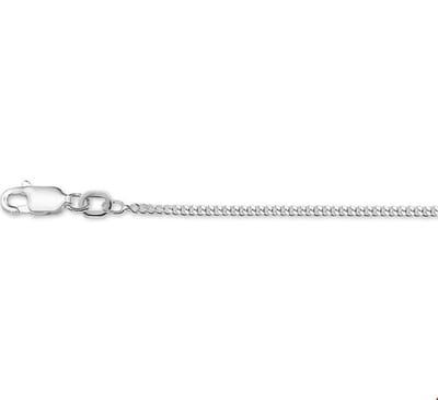 Aurélia - Dames Ketting - Zilver - Gourmet Coullier- 1,4mm - 45cm - Sieraden Vrouw - Juwelen - Gerhodineerd - Zilver 925