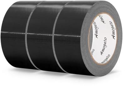 3 Rollen Zware Zwarte Duct Tape - Waterdicht Reparatie Tape voor Buiten en Industrieel Gebruik