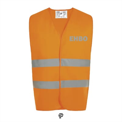 Veiligheidshesje EHBO - Fluo Oranje - Maat L - Reflecterende tekst - Veiligheidshesje voor Volwassenen – Veiligheidsvest - Oranje Hesjes