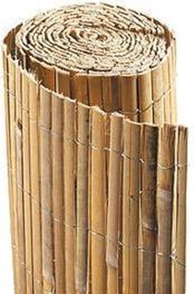 Videx Balkonscherm Splitbamboo Shanghai90x300cm - Eenvoudig op maat te maken - Natuurlijke uitstraling - Tweezijdig te gebruiken