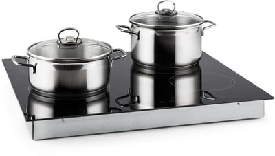 Klarstein Kookplaat Glaskeramische , Inbouw Kookplaat met 4 Zones, 6500 W elektrische Kookplaat, Moderne Keramische Kookplaat, Glaskeramische Kookplaat met 4 Kookzones - 52 cm - voor Keuken - Glaskeramiek Touch Timer Restwarmte