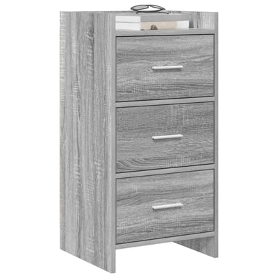 vidaXL - Dressoir - Grijs - Sonoma - 40 - x - 36 - x - 80 - cm - Bewerkt - hout