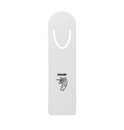 Hacebo® - Duiken met eigen naam metalen boekenlegger - Zwemmen - Duiker - Sport Bladwijzer boekenleggers - 12.7 cm x 3.2cm