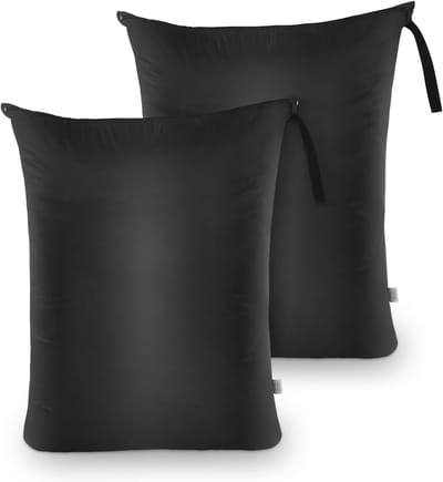 Waterdichte waszak voor vuile kleding - Herbruikbare organizer met rits, 2-pack, 24 x 31 inch, ideaal voor reizen en sportactiviteiten