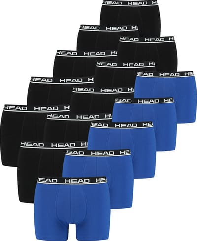 BOXERS Set van 15 HEAD Basic Boxers Boxershorts voor heren